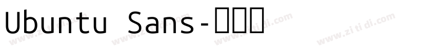 Ubuntu Sans字体转换